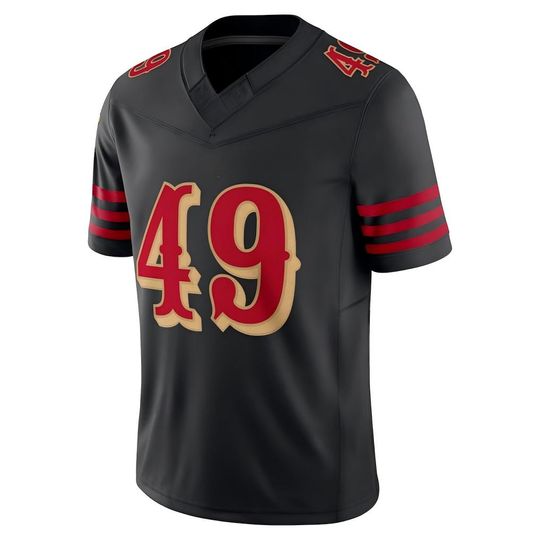 Men San Francisco #49 The Faithful Black 2025 Rivalries Collection Jersey