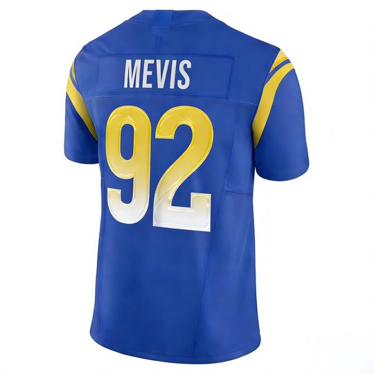 Men's Los Angeles Blue Harrison Mevis Jersey 2025