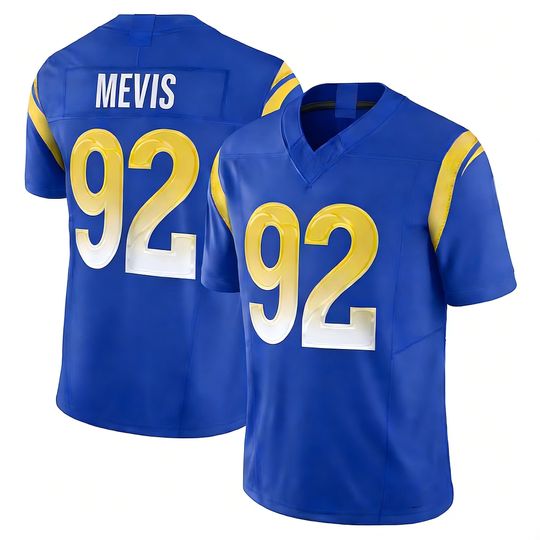 Men's Los Angeles Blue Harrison Mevis Jersey 2025