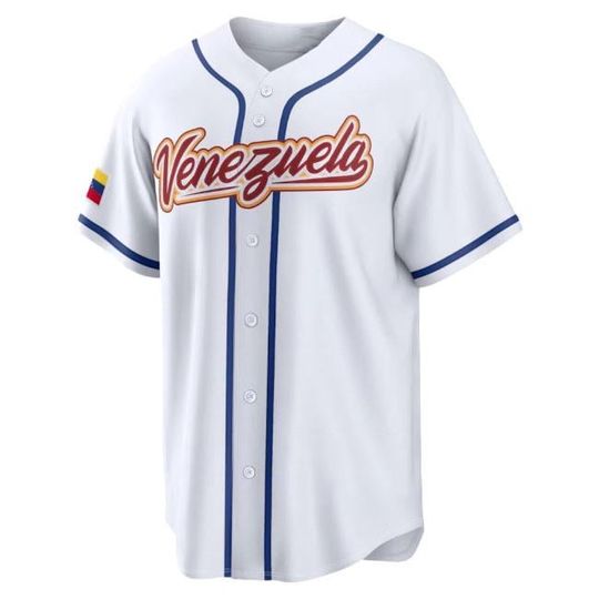 Willson Contreras Venezuela Jersey,White 2026 World Baseball Classic