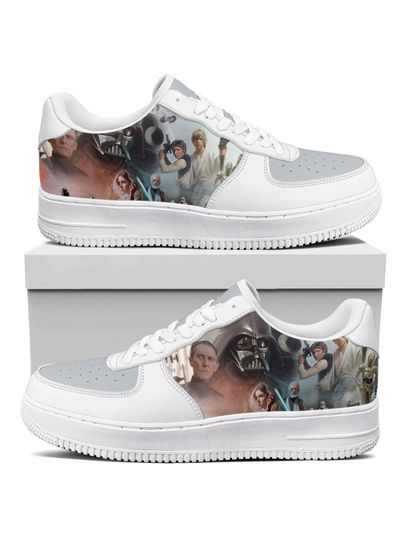 Star Wars Darth Vader Leather Low Top Sneakers for Kids, Men, Women
