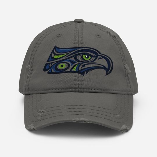 Seattle Seahawks Distressed Dad Hat