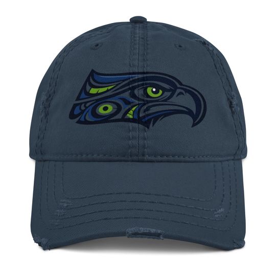 Seattle Seahawks Distressed Dad Hat