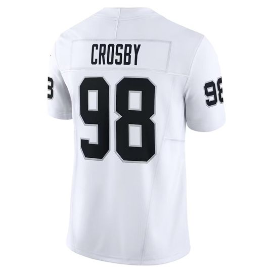 Personalized Raiders Jersey, Custom Name & Number, #98 Maxx Crosby Limited Player Jersey
