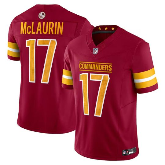 Personalized Washington Commanders Jersey, Custom Name & Number, #17 Terry McLaurin Limited Player Jersey