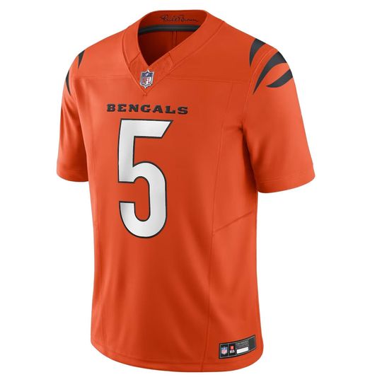 Personalized Cincinnati Bengals Jersey, Custom Name & Number, #5 Tee Higgins Limited Player Jersey