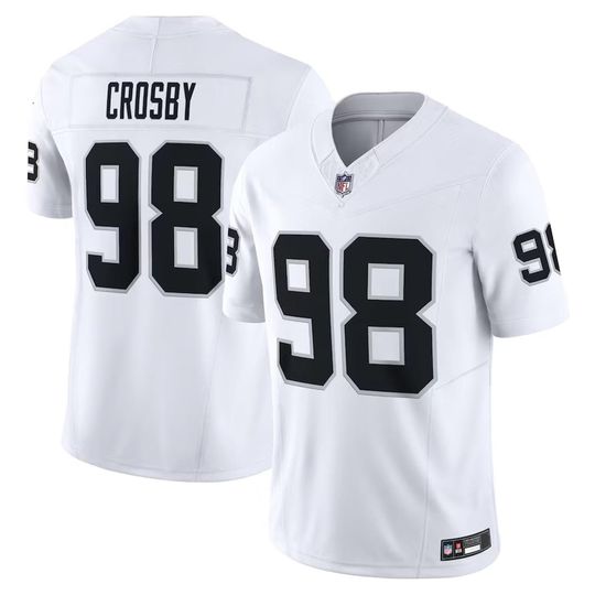 Personalized Raiders Jersey, Custom Name & Number, #98 Maxx Crosby Limited Player Jersey