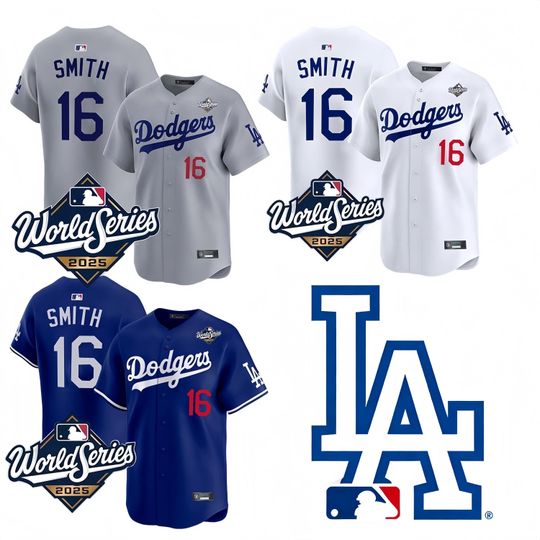 Personalized Los Angeles Dodgers Jersey, Custom Name & Number