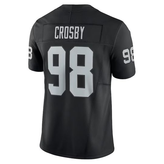 Personalized Raiders Jersey, Custom Name & Number, #98 Maxx Crosby Limited Player Jersey