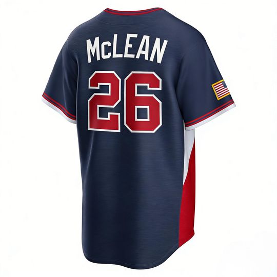 USA Baseball Nolan McLean Road Stadium Jersey,Navy 2026 World Baseball Classic
