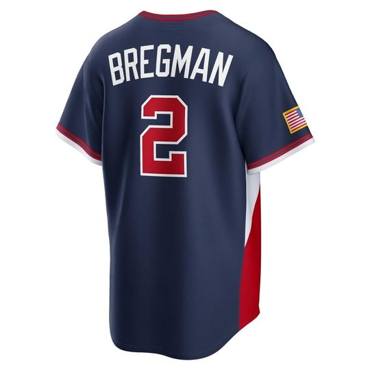 USA Baseball Alex Bregman Road Stadium Jersey,Navy 2026 World Baseball Classic