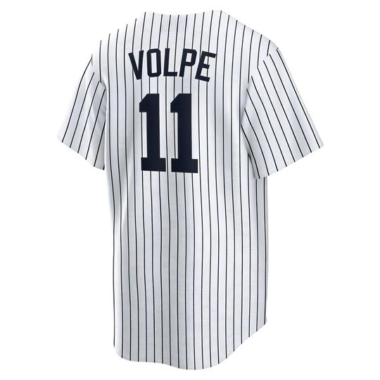 Anthony Volpe New York Baseball Jersey,White Home Limited Player Shirt Man/Youth size,Custom Jersey