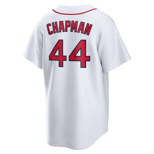 Aroldis Chapman Boston Baseball Jersey,White Home Replica Shirt Man/Youth size,Custom Jersey