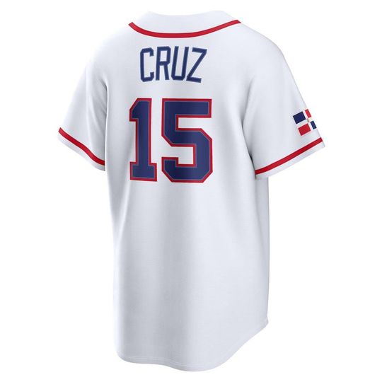 Oneil Cruz Dominican Republic Jersey,White 2026 World Baseball Classic