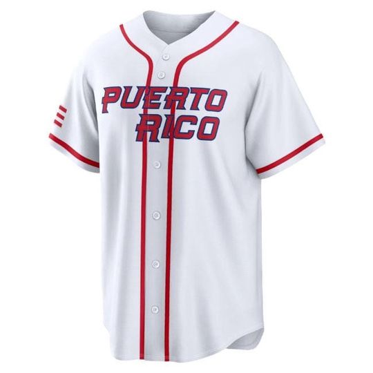 Martn Maldonado Jersey,Puerto Rico White 2026 World Baseball Classic