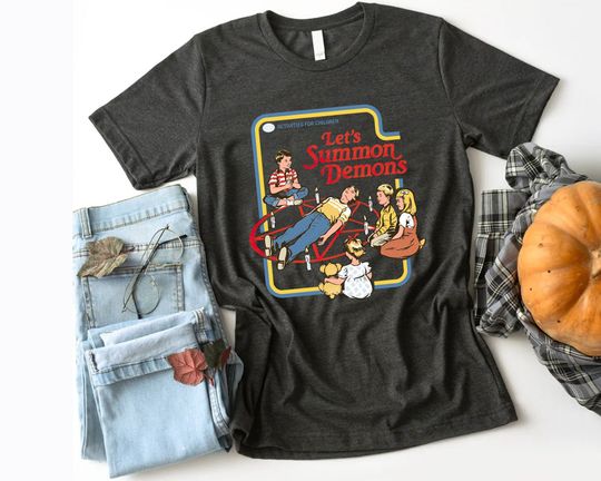 Let's Summon Demons T-Shirt, Demons Shirt, Ghost Tee, Vintage Shirt