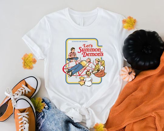 Let's Summon Demons T-Shirt, Demons Shirt, Ghost Tee, Vintage Shirt