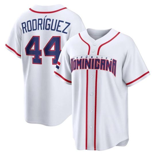 Custom Men's/Youth Dominicana Team Jersey  2026 World Baseball White Fan Personalized Name Number Shirt