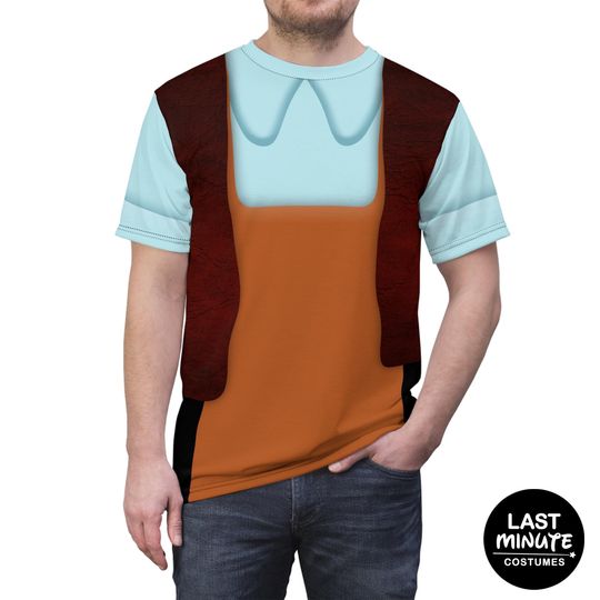 Mister Geppetto Shirt, Pinocchio Costume, Disney Dad Tee, Mens Disney Animation Cosplay, Disney Family Birthday Shirts, Father's Day Gifts