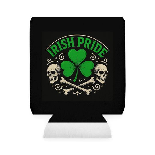 Irish Pride Shamrock Can Cooler