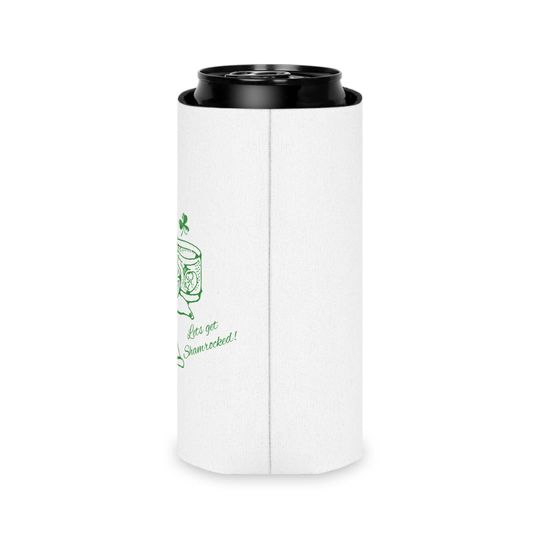 Let's Get Shamrocked Can Cooler | St. Patrick's Day Drink Can Koozie