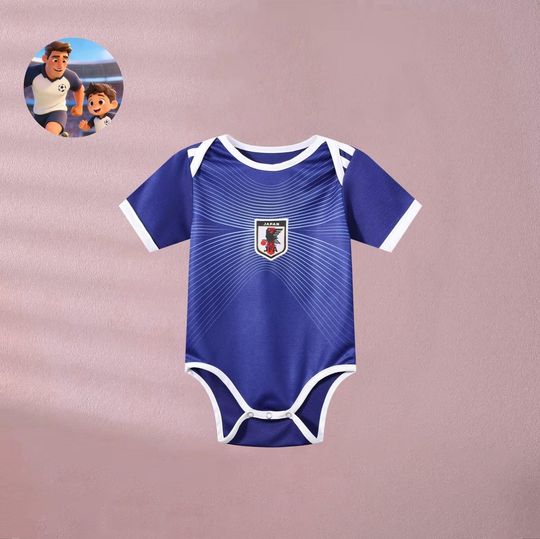 Japan National Team Home Baby Bodysuit | Soccer Fan Apparel