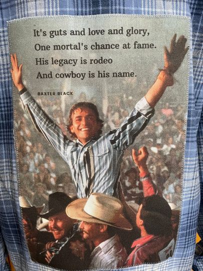 Rodeo Theme Flannel Shirt