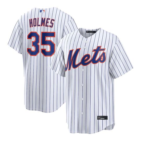 Personalized New York Mets White Jersey, Custom Name Number, Embroidered Gift
