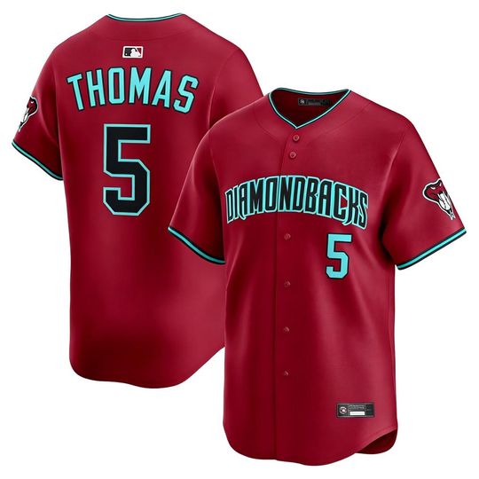 Personalized Arizonna Diamondbacks Crimson Baseball Jersey, Custom Name & Number