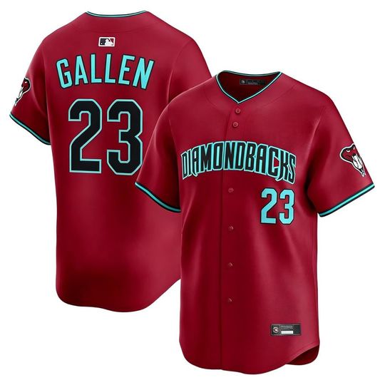 Personalized Arizonna Diamondbacks Crimson Baseball Jersey, Custom Name & Number