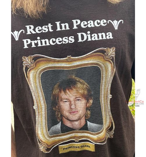 RIP Princess Diana Owen Wilson Shirt