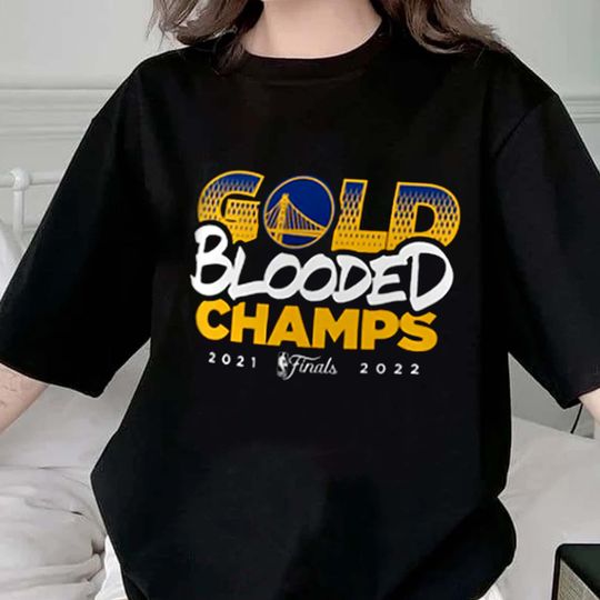 Warriors Championship Shirt, Warriors Gold Blooded Champions Shirt