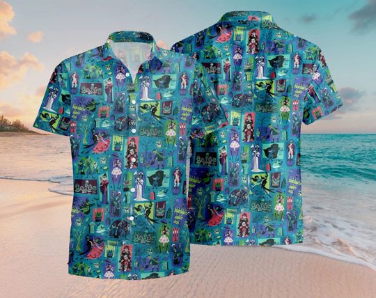 Haunted Mansion Hawaiian Shirt, 3D Hawaii Shirt