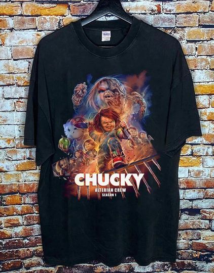 Chucky Halloween Shirt, Vintage Chucky Alterian Crew Halloween