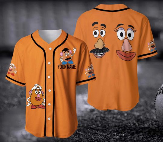 Mr and Mrs Potato Heads Baseball Jersey