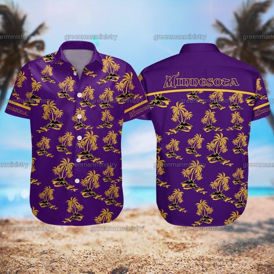 Minnesota Hawaiian Shirt, Minnesota Football Beach
