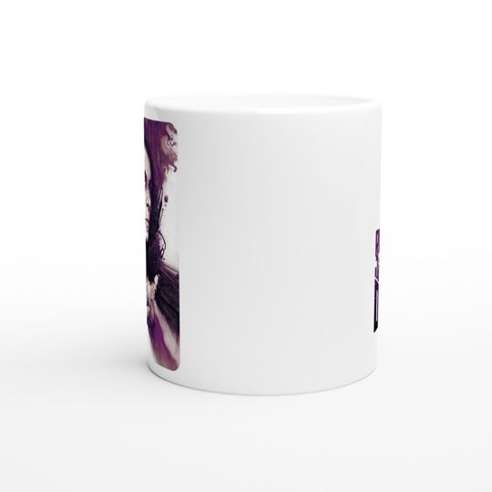 Black Sabbath Ronnie James Dio Art Ceramic Mug - Rock and Roll Coffee Cup