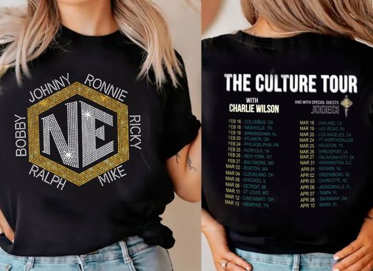 New Edition The Culture Tour Shirt, The Memories Signatures Shirt, New Edition Tour 2022 Shirt