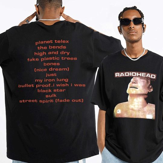 Vintage Radiohead 90s shirt, Radiohead Vintage Retro concert t-shirt
