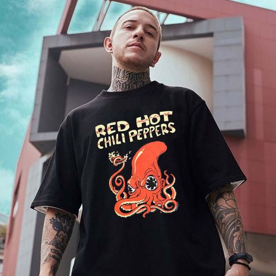Vintage RHCP Shirt, Red Hot Chili Peppers Californication Asterisk T Shirt, RHCP Band Rock t shirt