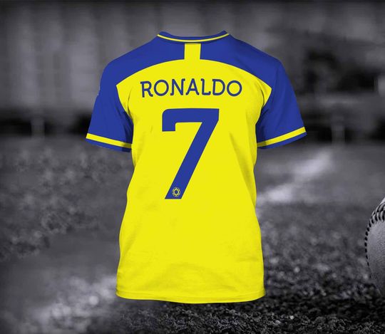Ronaldo 7 Player Home Football 3D Tshirt