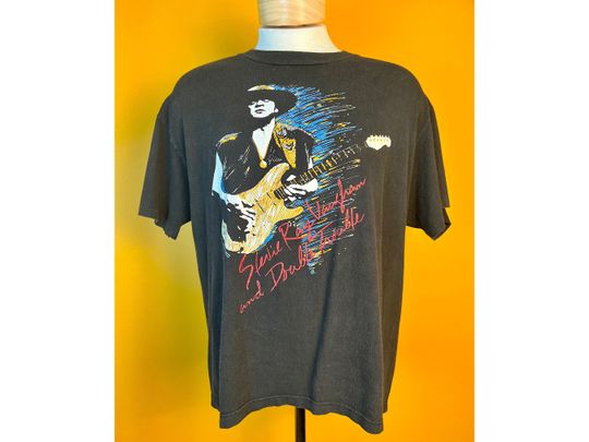 1990 Stevie Ray Vaughan In Step Tour T-Shirt / Band Shirt