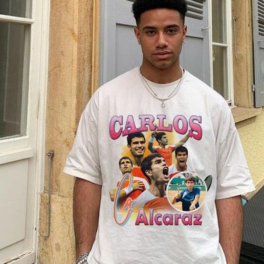 Carlos Alcaraz Shirt, Carlos Alcaraz Tennis, Professional Tennis Player