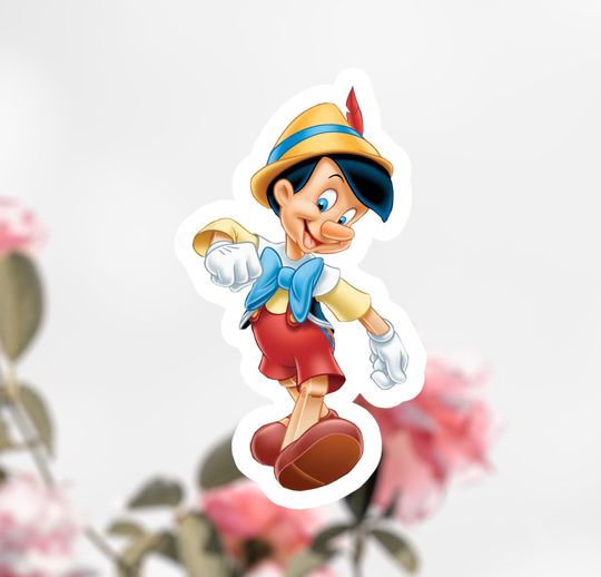 Pinocchio Sticker, Disney Sticker