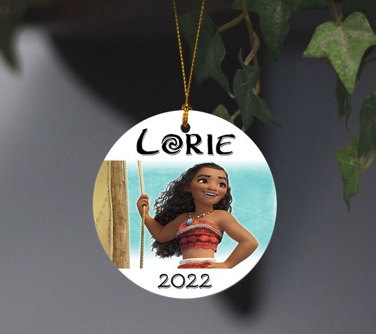 Moana christmas ornament-Disney Princess Moana Ornament