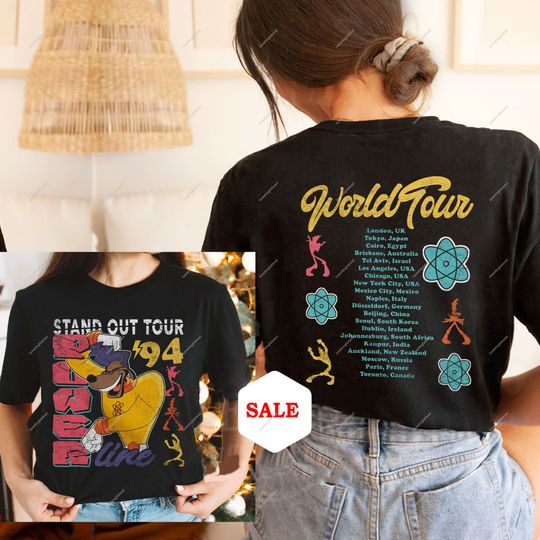 Powerline Disney Stand Out Tour 94 Double Sided Shirt