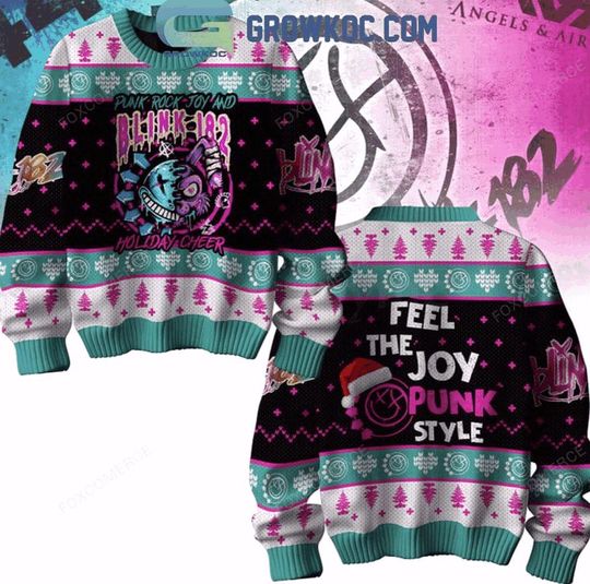 B182 Holiday Cheer Punk Christmas 2025 Ugly Sweater