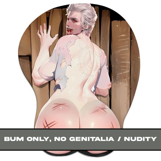 BG3 Astarion Inspired Oppai 3D Mouse Pad