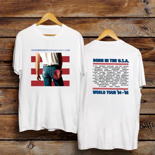 Bruce Springsteen Born In The USA World Tour 84 85 T-Shirt