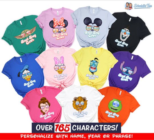 Best Day Ever Custom Disney Princess Shirts, Disneyworld Shirts